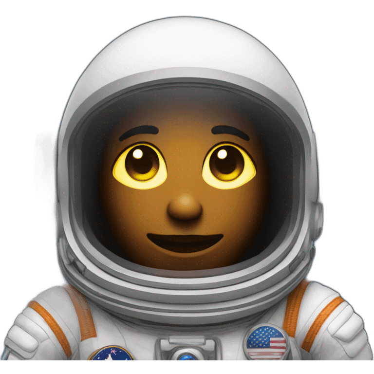 astronaut with glowing eyes emoji