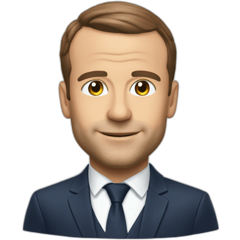 macron qui tient un ballon de foot emoji