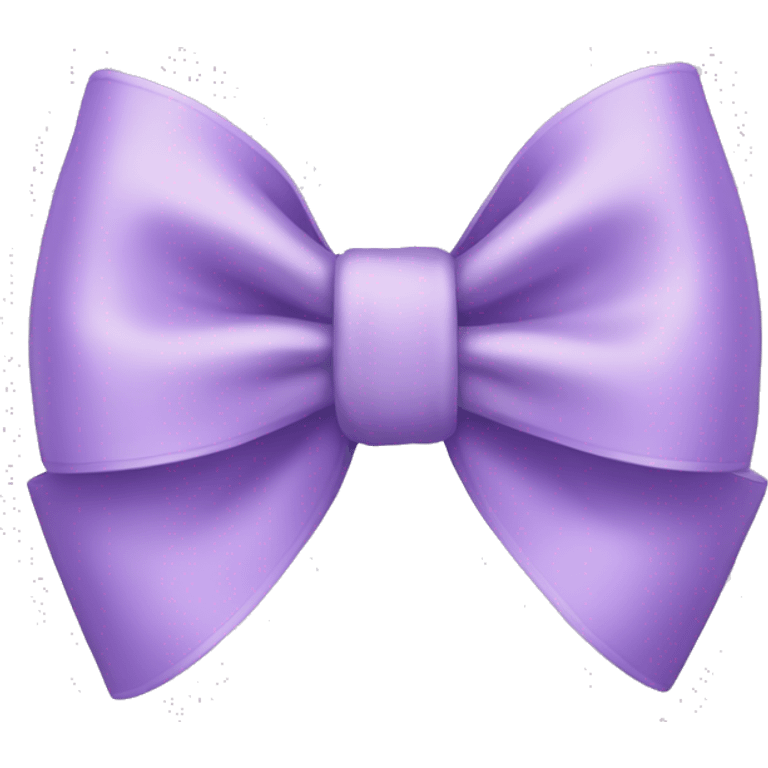 Light purple bow emoji