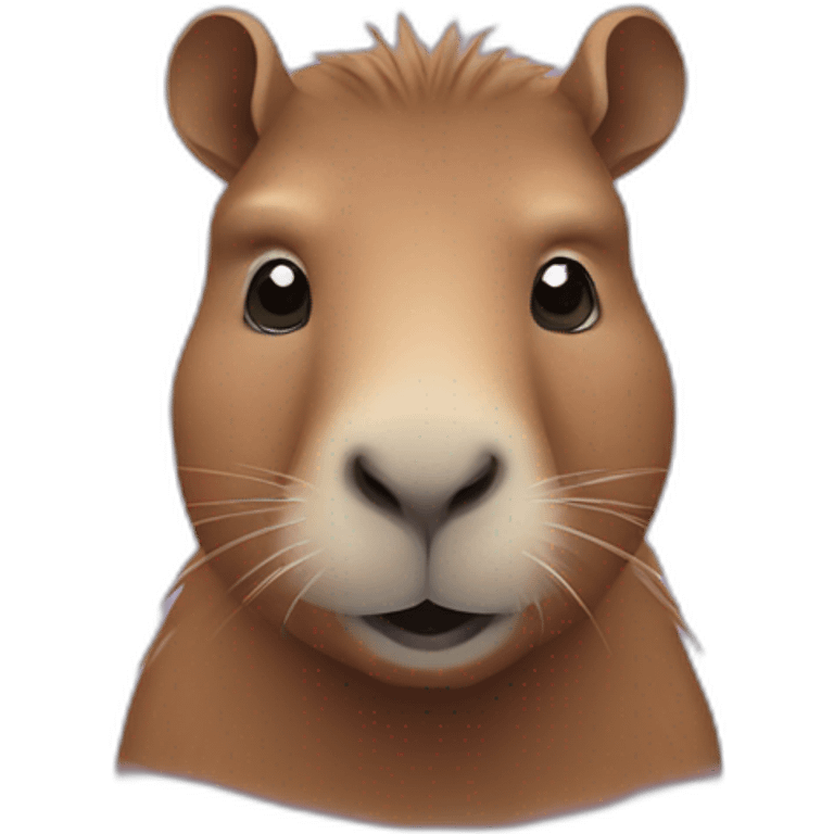 Purple capybara emoji