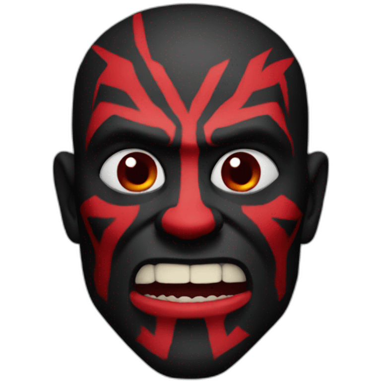 Dark maul emoji