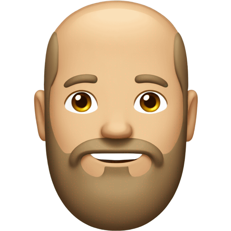 Dad bod balding man beard emoji