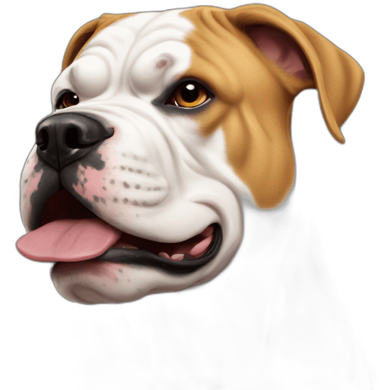 fighting-dog-american-bulldog emoji