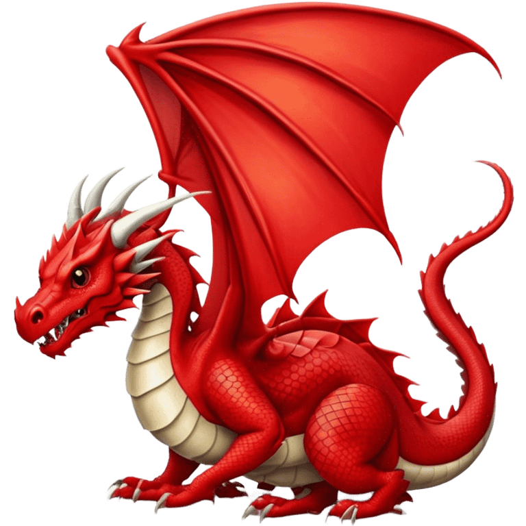 Red dragon from Wales flag emoji