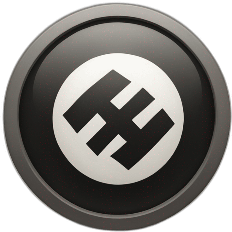 Nazi Swastika flag nice emoji