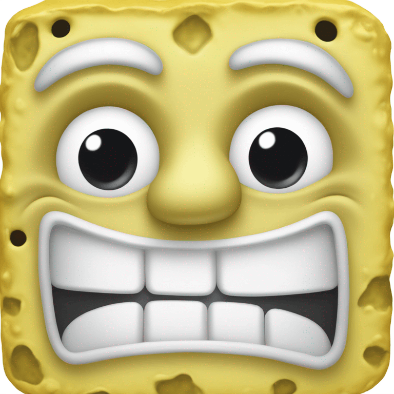 black spongebob emoji