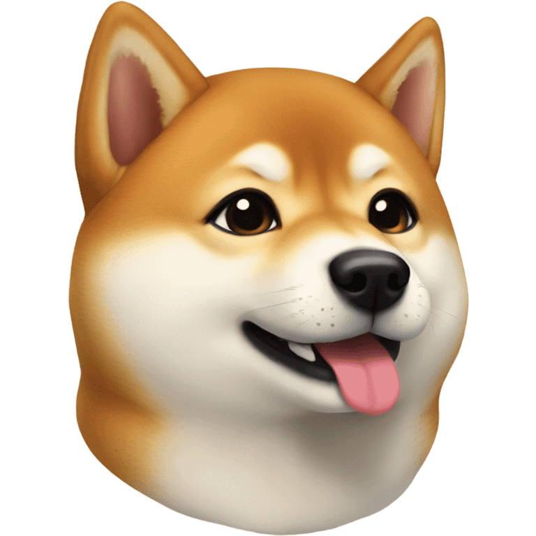 Shiba Inu kiss emoji