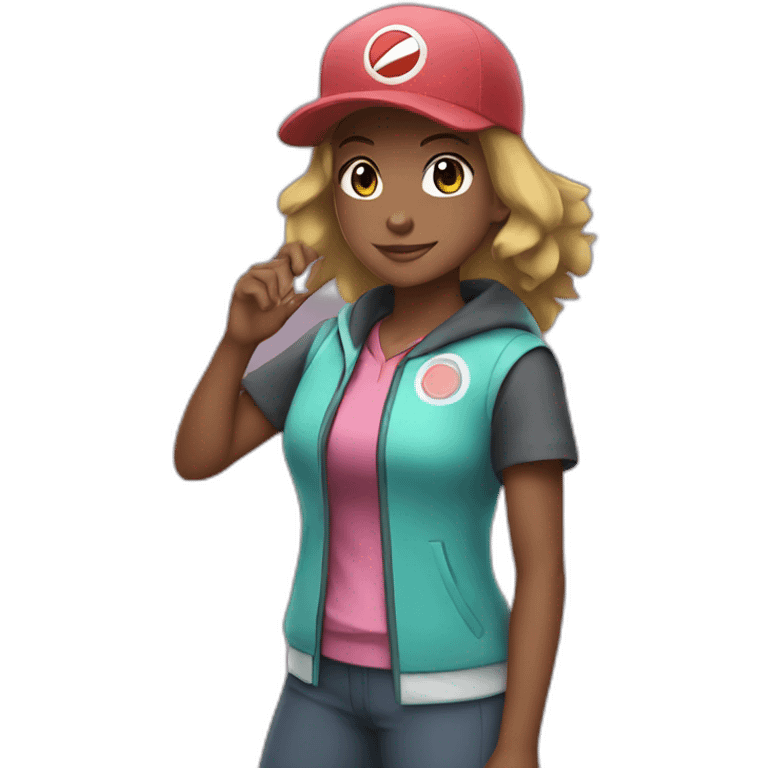 Serena Pokemon Trainer emoji