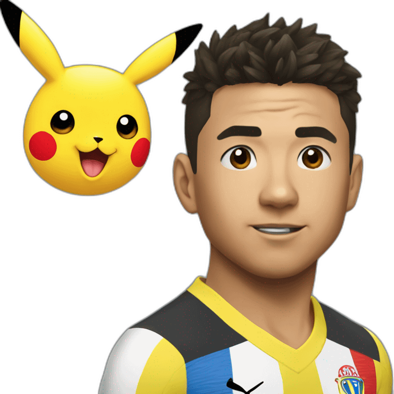 pikachu ronaldo wc emoji