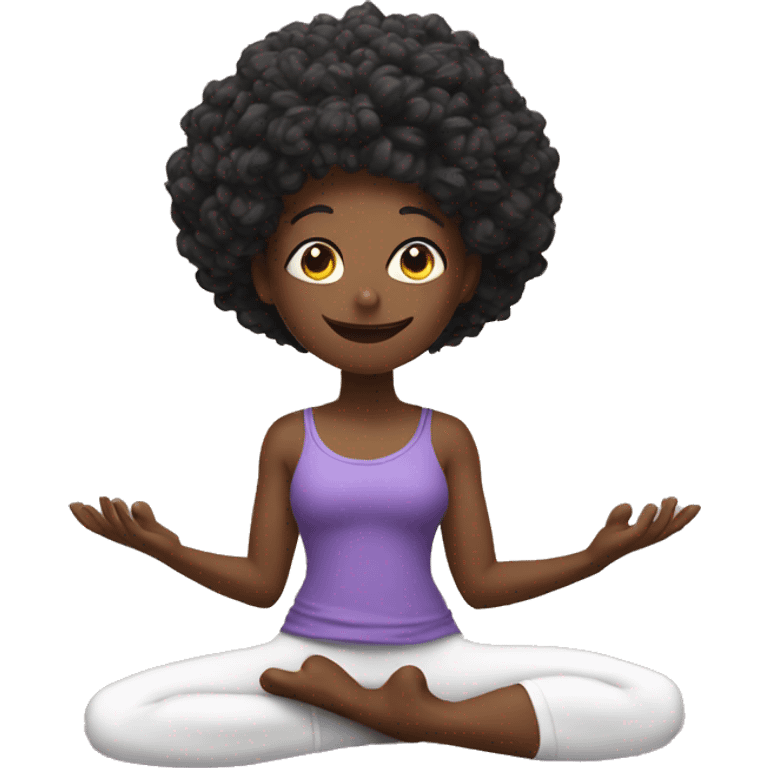 yoga and magic emoji