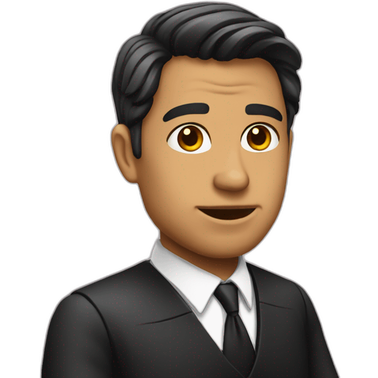 Lawyer in love emoji