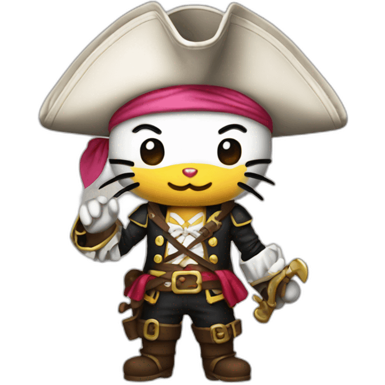 hello kitty pirate emoji