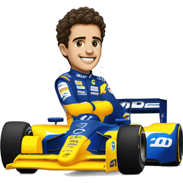 Lando Norris and his f1 car emoji