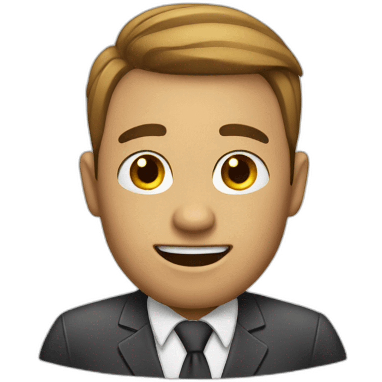 Man with a New job offer emoji