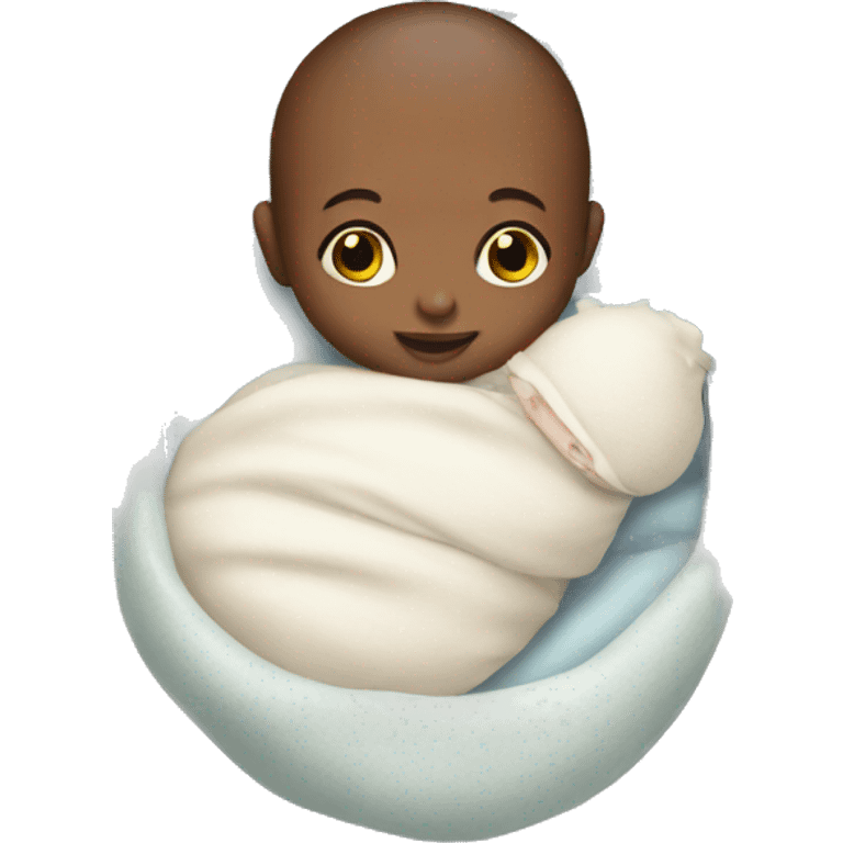 Newborn baby home  emoji