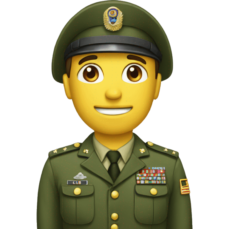 Saludo militar  emoji