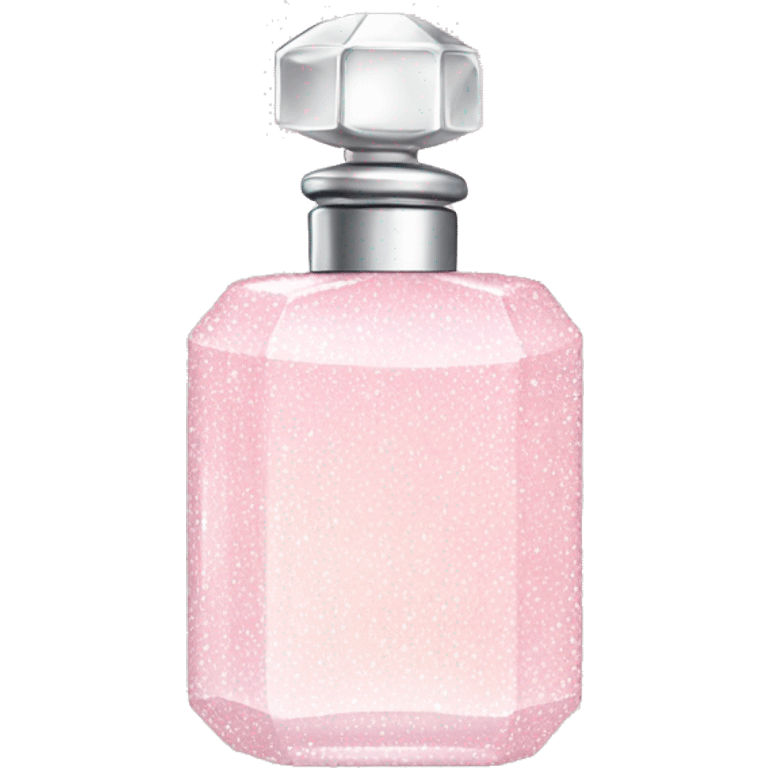 Light pink and white sparkly perfume  emoji