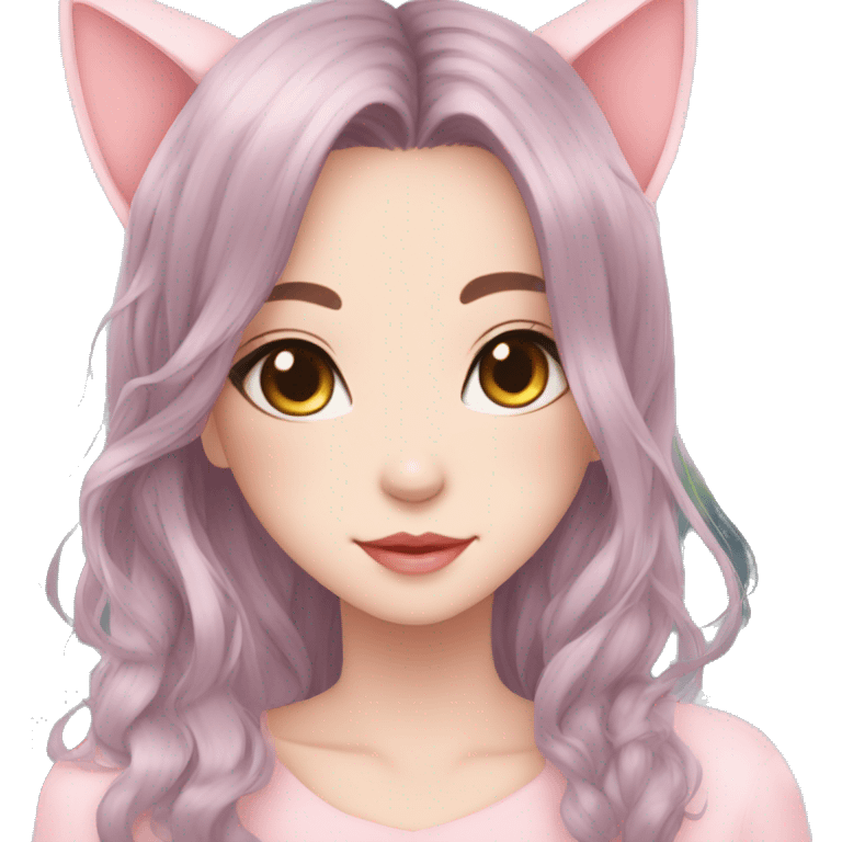 Gorgeous Kawaii Cute Beautiful Elegant Pretty Pastel Anime Catlady trending style emoji