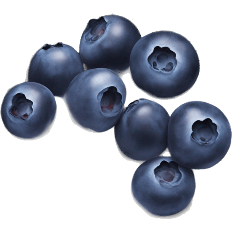 yogurt with blueberries emoji