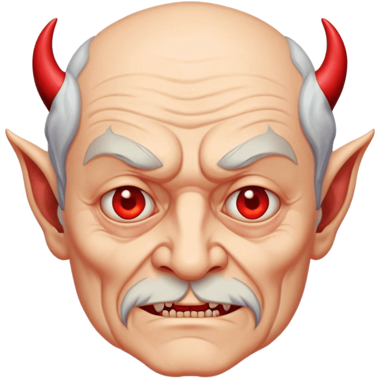 Viejo con cara de diablo emoji