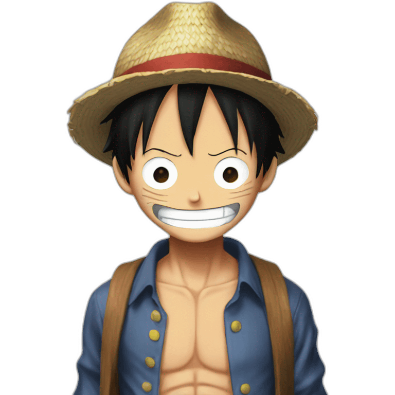 Luffy one piece emoji