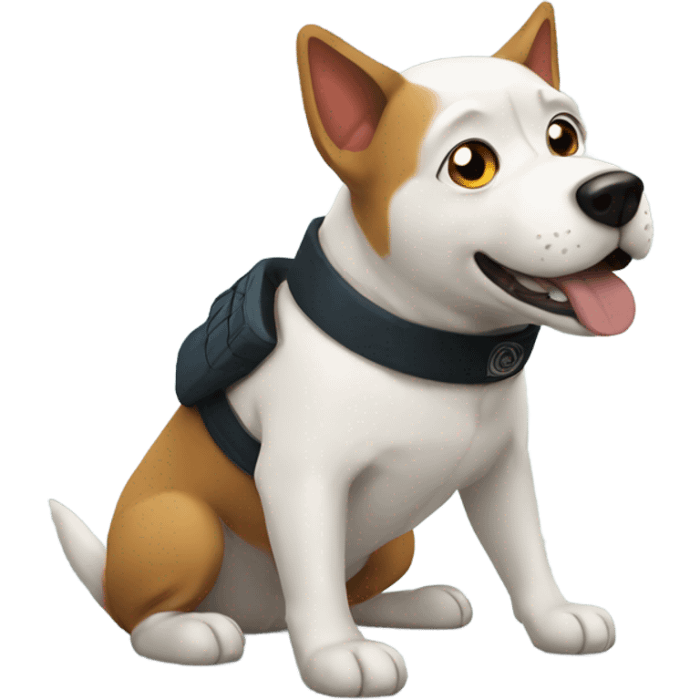 Naruto as a dog emoji