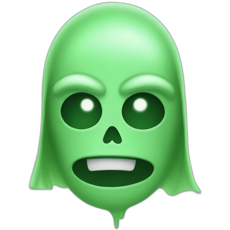 green ghost emoji