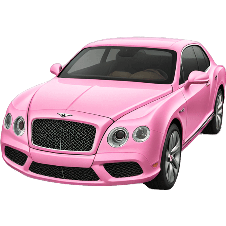 Pink Bentley car emoji