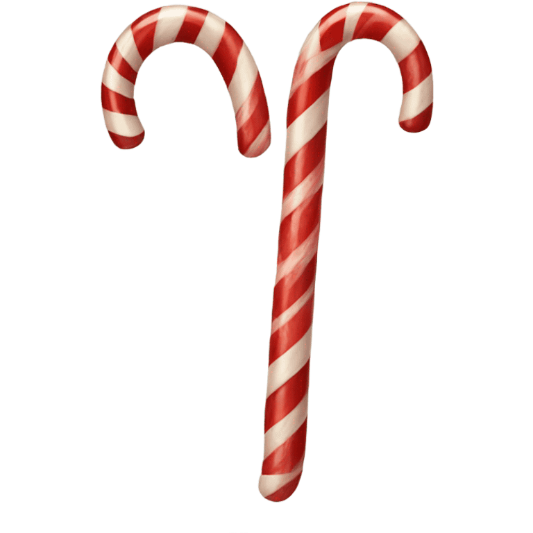 One candy cane emoji