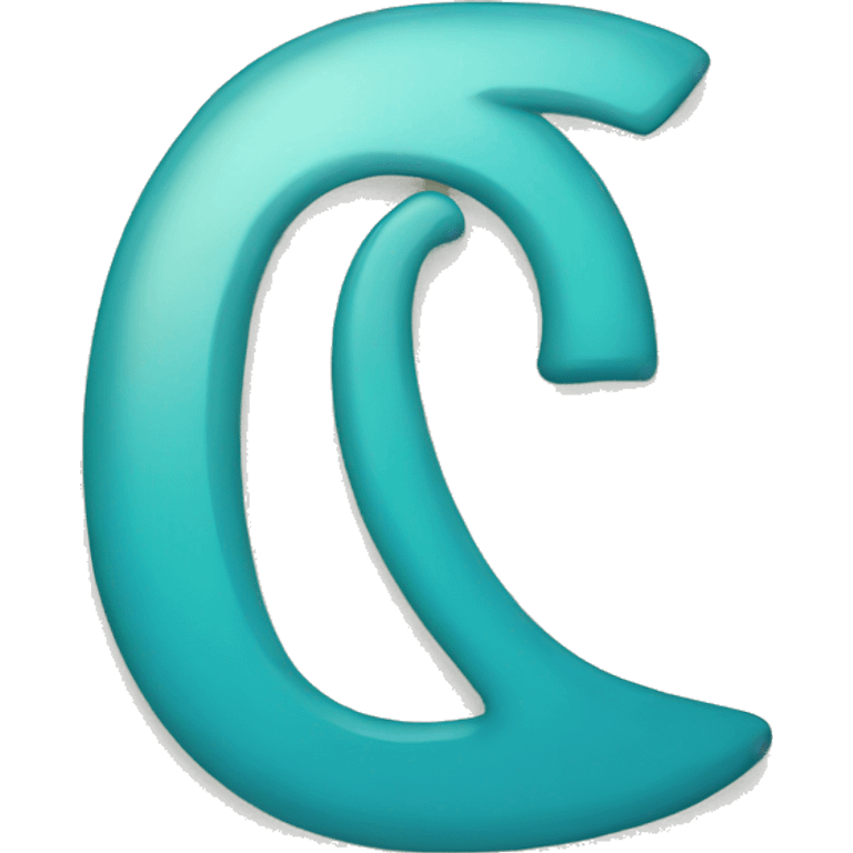 C & F letters emoji