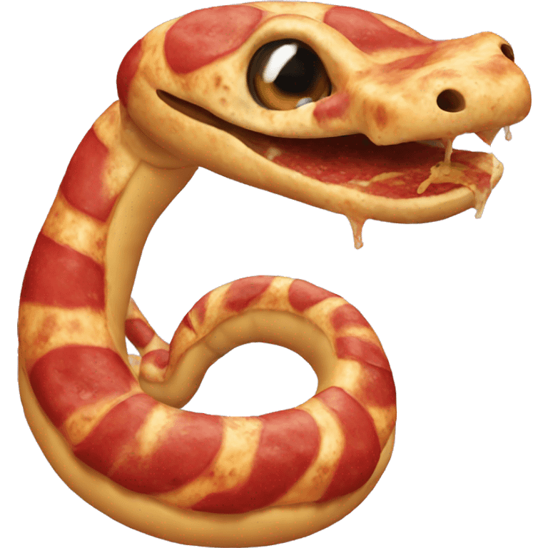 Pizza snake  emoji