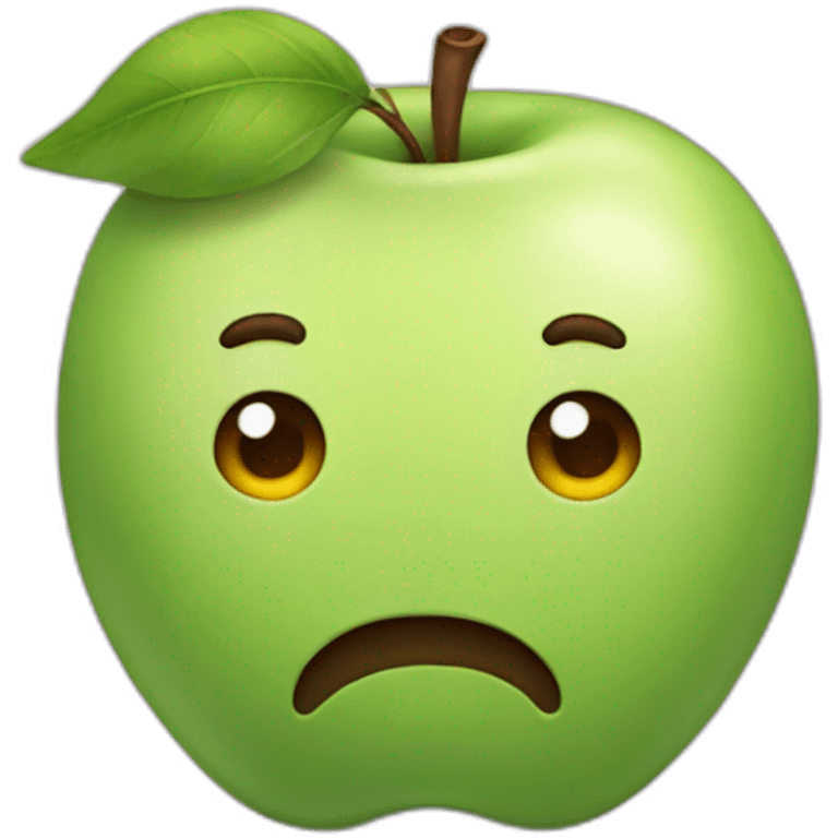 Cute Apple emoji