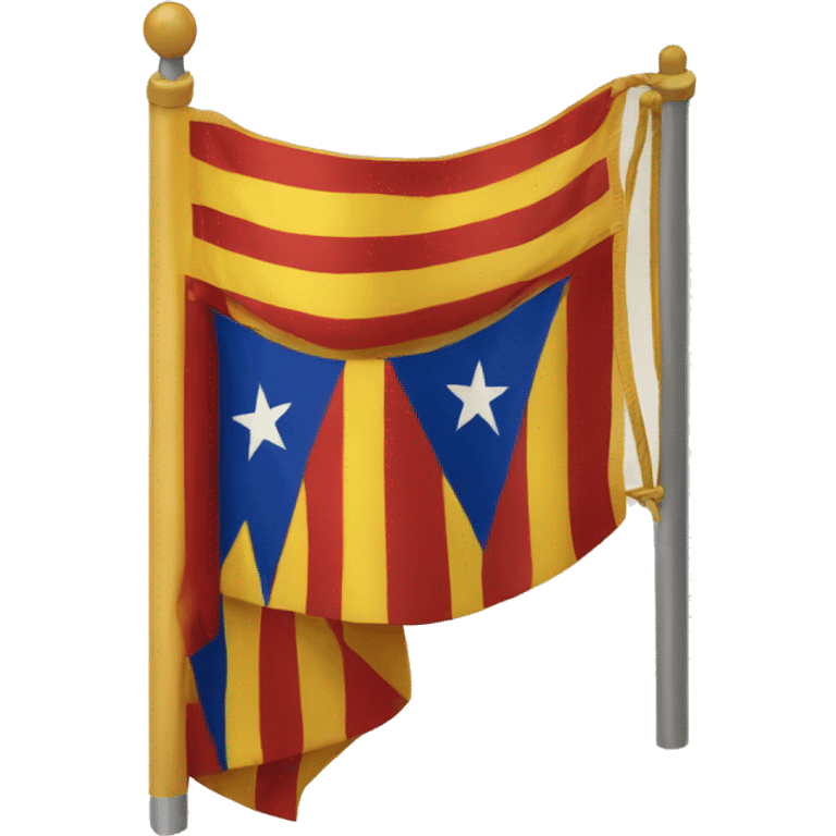 Bandera estelada cataluña emoji