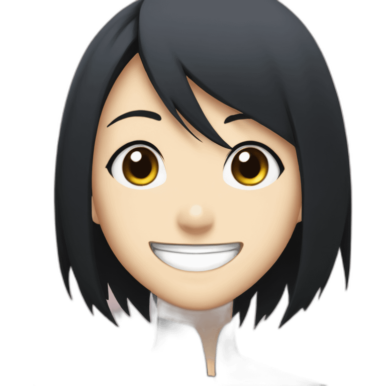 Rukia Kuchiki smiling emoji