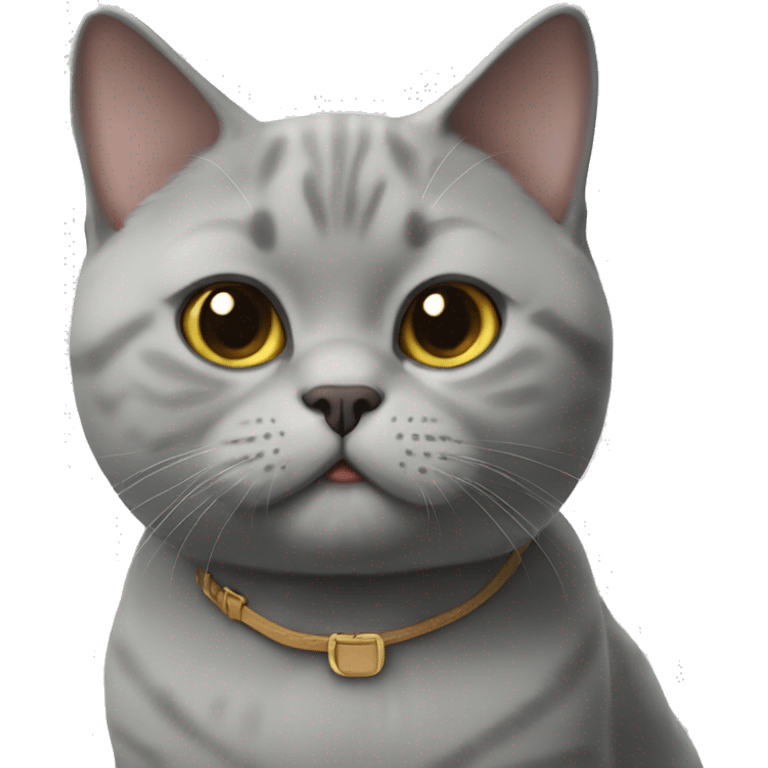 british shorthair cat  emoji