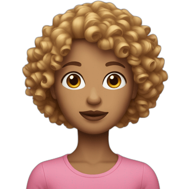 memoji curly hair emoji