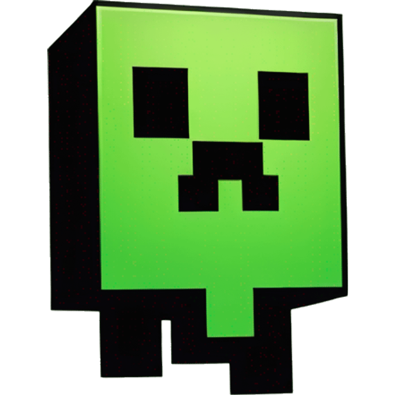 Minecraft Creeper verde emoji