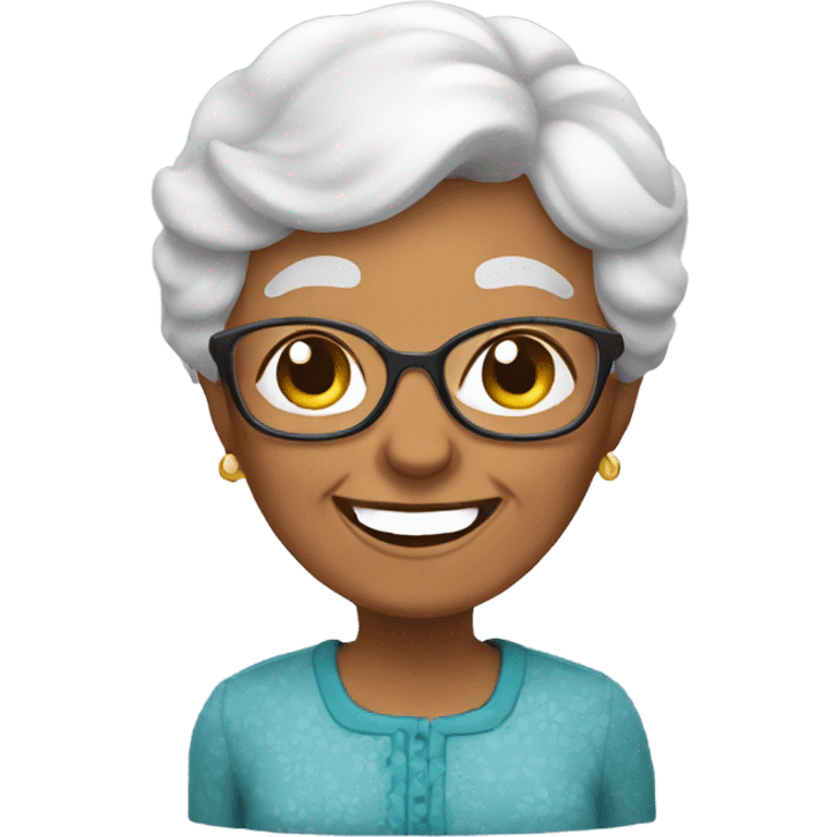 happy grandma  emoji