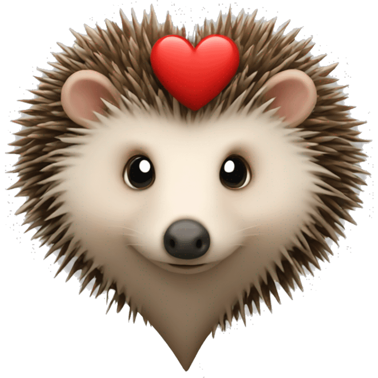 hedgehog heart emoji