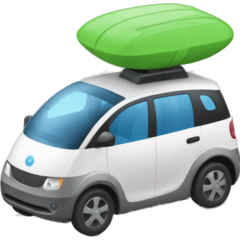 An autonomous vehicle emoji