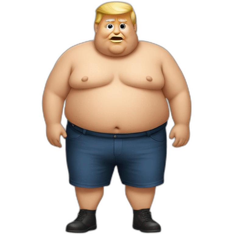 fat dude that likes trump emoji