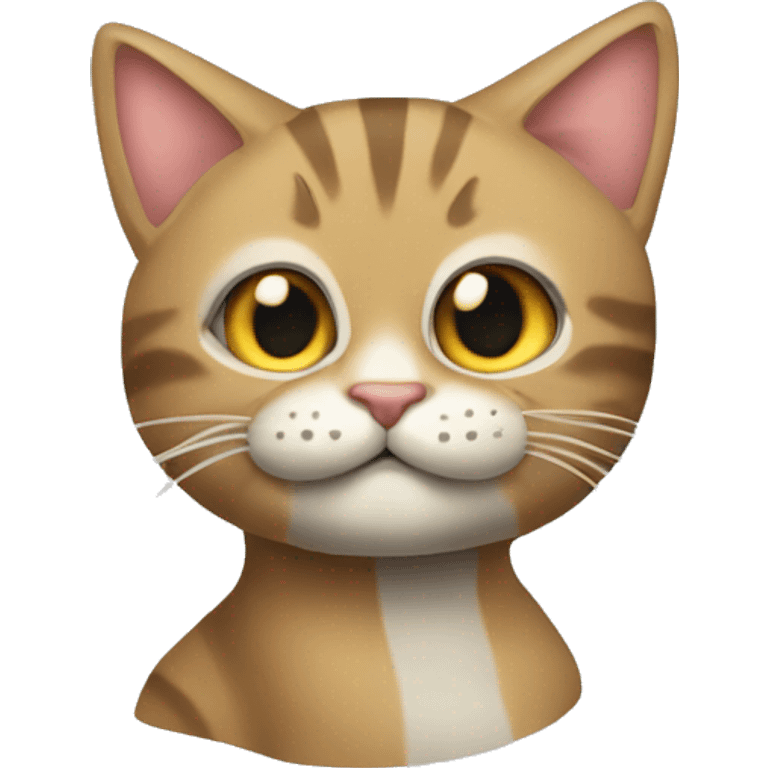 Gatto con un fiocchetto in testa  emoji