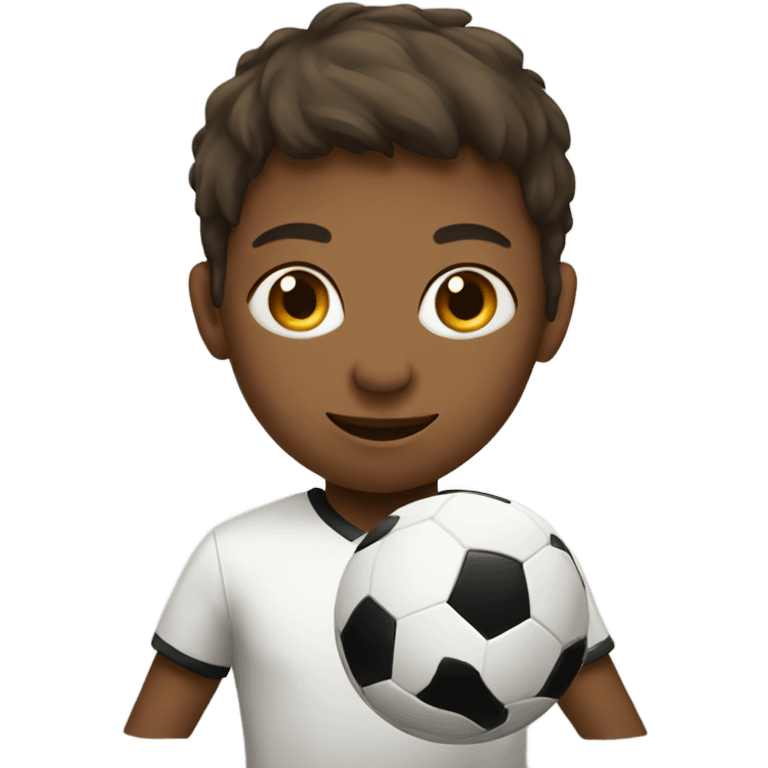 kid playing soccer  emoji