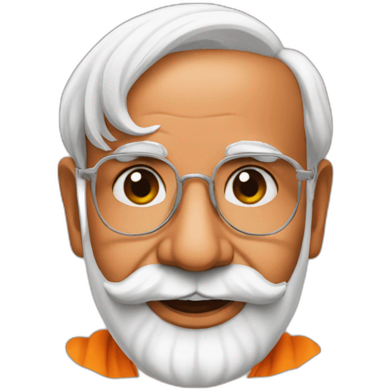 Narendra Modi with tilak emoji