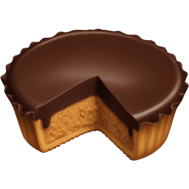 Chocolate covered Peanut butter cup emoji