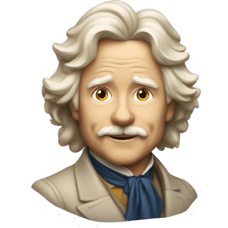 Edvard Grieg smiling emoji