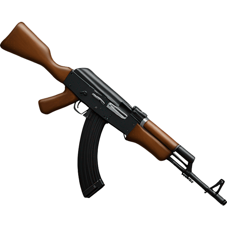 AK-47 black emoji