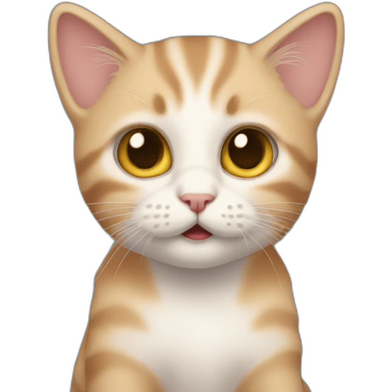 nervous kitten emoji