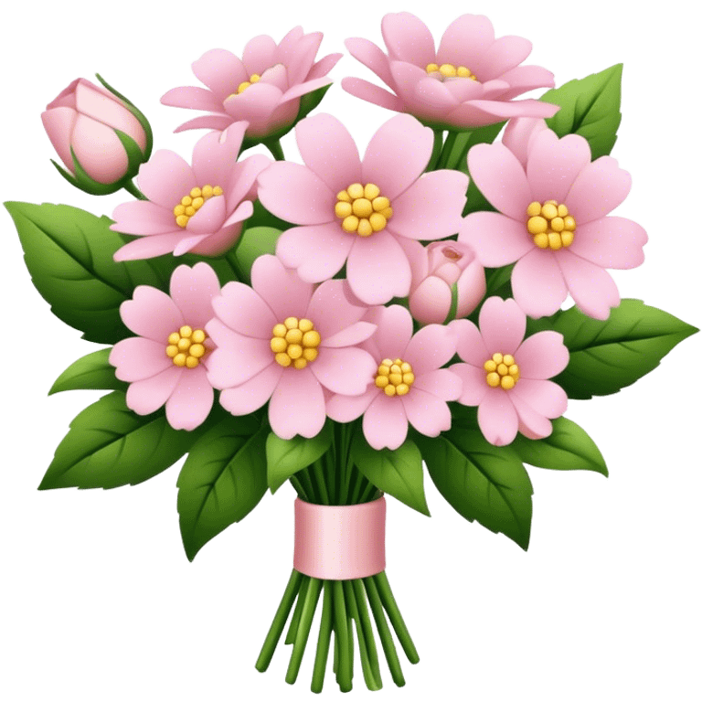 pale pink flower bouquet  emoji