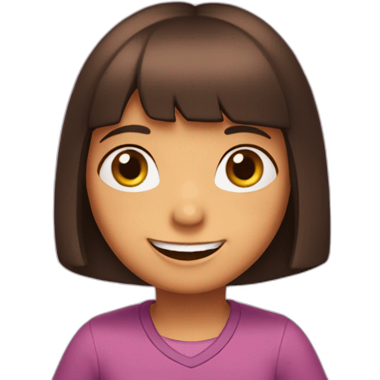 Dora smile emoji